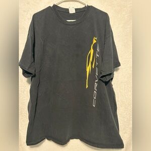 West Coast Corvette C8 Corvette Vertical Gesture Logo T-Shirt Size 2XL
